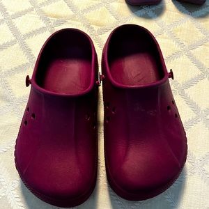 Purple Crocs